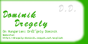 dominik dregely business card
